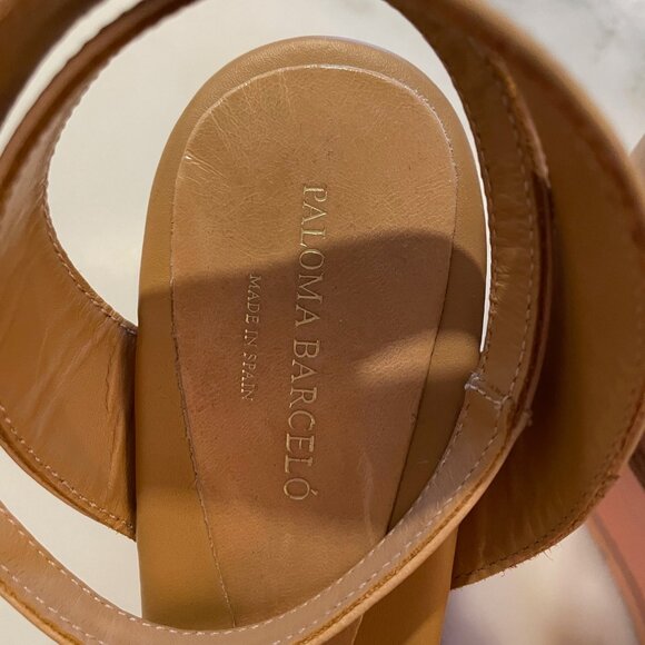 Paloma Barcelo Wedge Sandals, Size 41